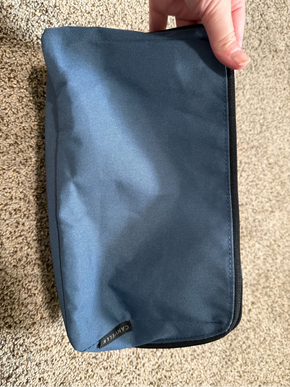CANVELLE  Toiletry Pouch - Navy Blue Like new!
